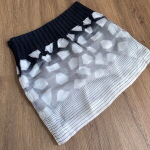 DVF Silk Graphic Mini Skirt Size 2